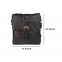 GENUINE LEATHER SLING BAG NDSB105-BK